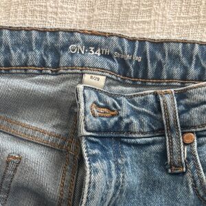 ON 34TH Women's Straight Leg Jeans - Blue